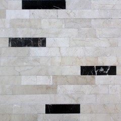 Crazy Strips - Beige & Brown Polished  Marble